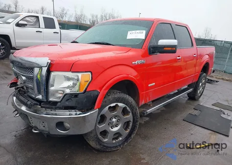 2012 Ford F-150 Lariat из США, поврежденный, VIN 1FTFW1ET6CKD68614